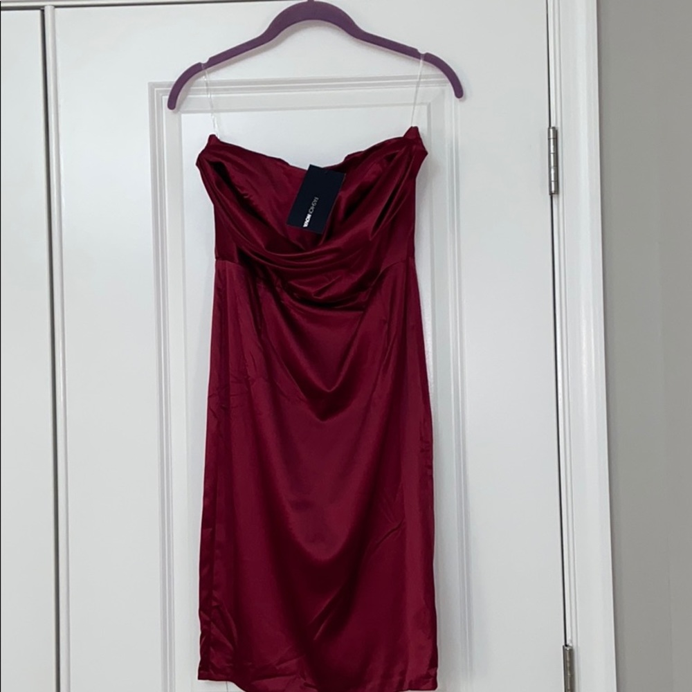 Satin midi Dress